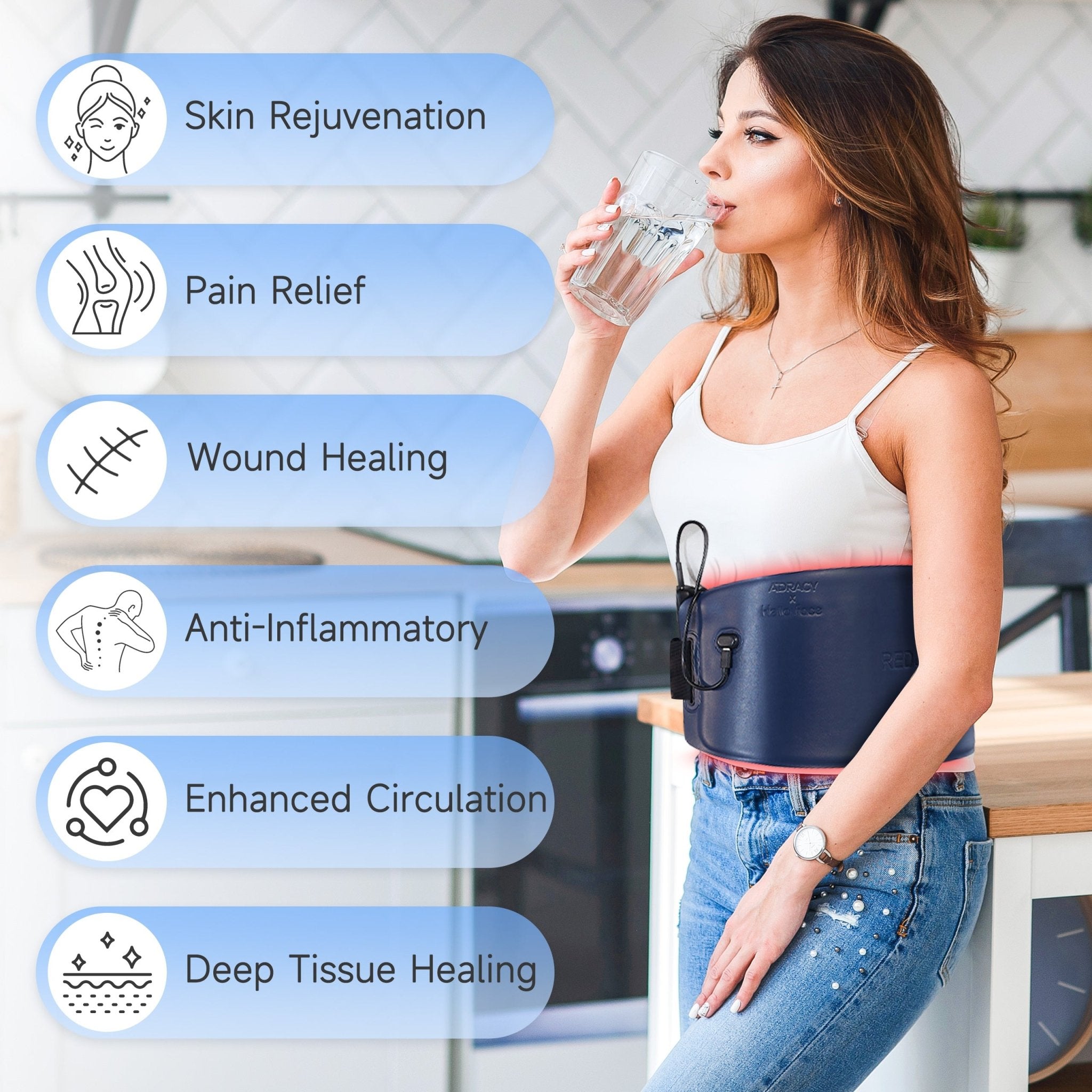 LUMYHEALTH™ Portable Red Light Therapy Belt