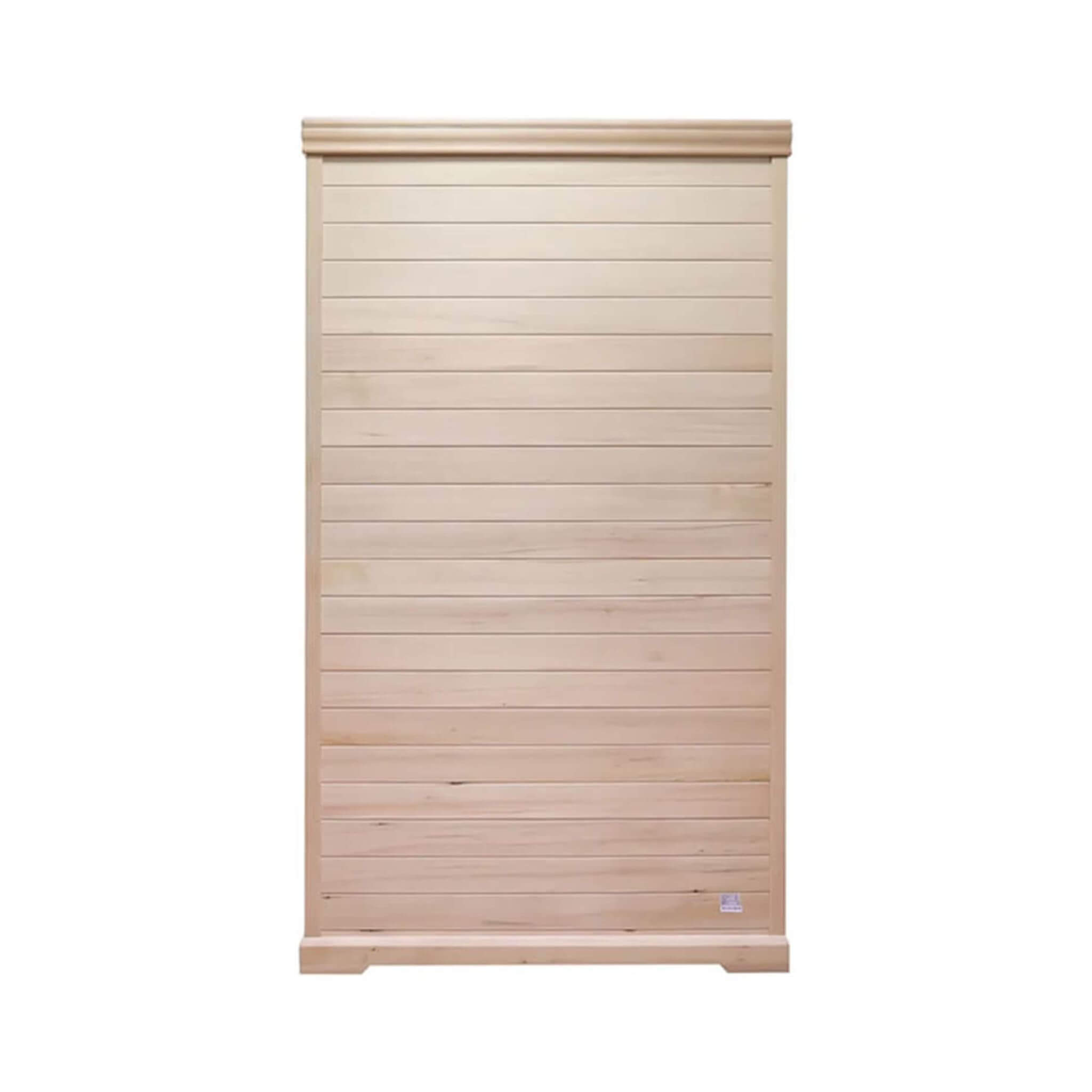 Thermora Luxury 2-Person Hemlock Wood FAR Infrared Sauna Room W/ Glass Door, 1750W (SAK81525)