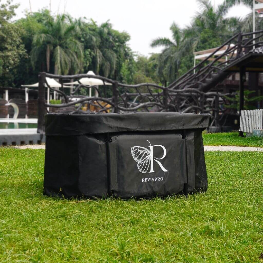 Portable Oval Ice Bath Tub X with Extra Length - Water Chiller Compatible Cold Plunge