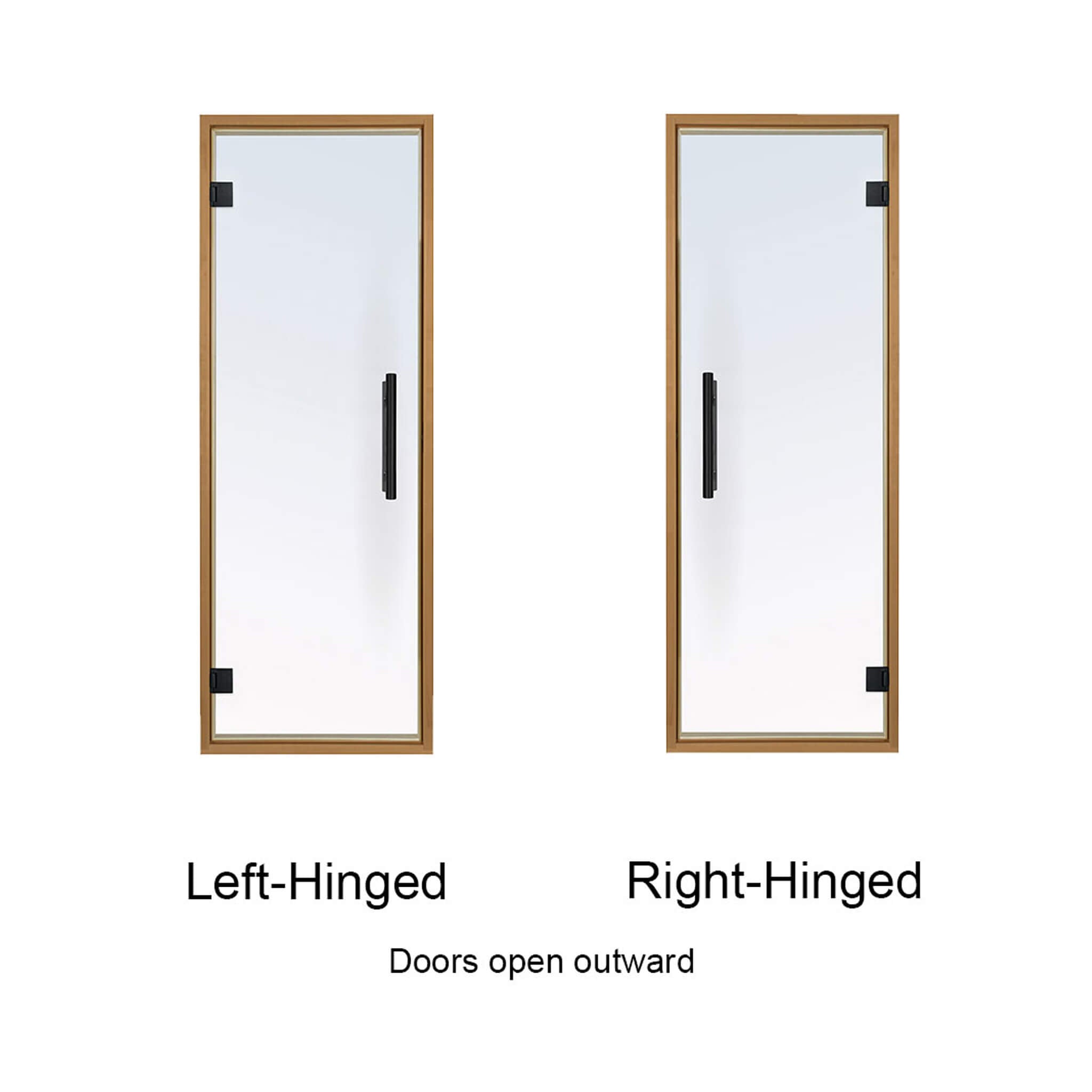 Prosaunas 24X73 Thermo-Aspen Prehung Clear Glass Sauna Door (SAK17254)