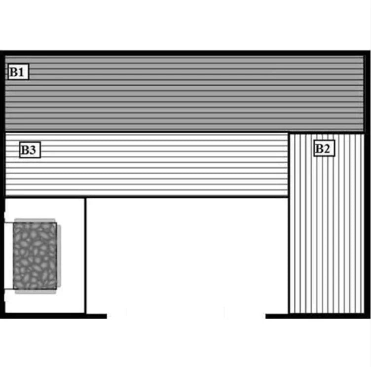 Scandia Electric DIY PreCut Sauna Room Kit PRECUT-DIY-8X9-ULTRA