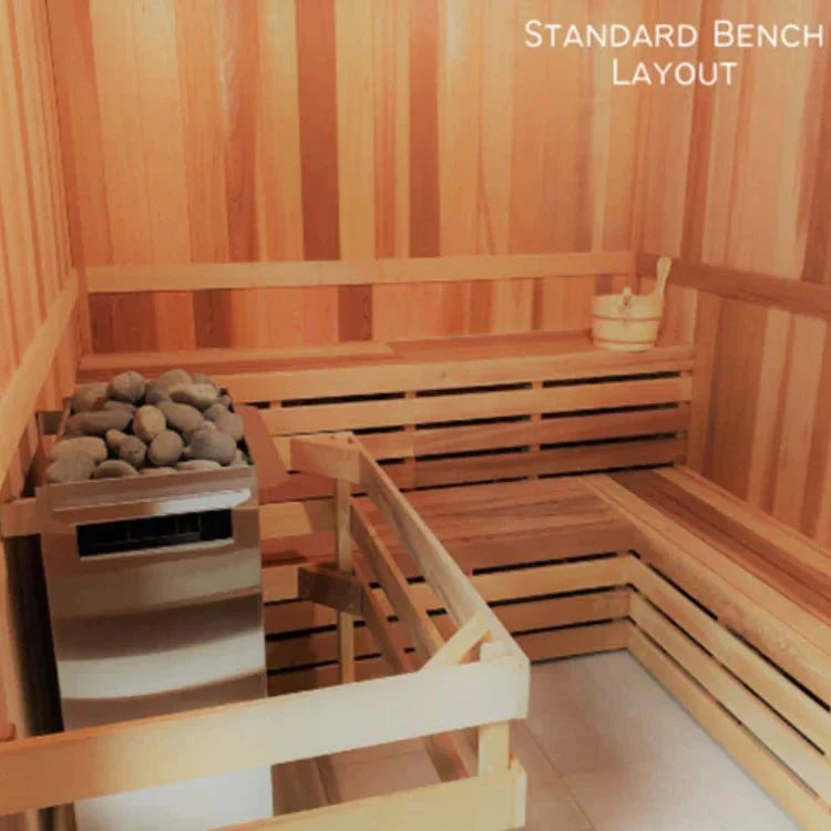 Scandia Electric DIY PreCut Sauna Room Kit PRECUT-DIY-8X9-ULTRA