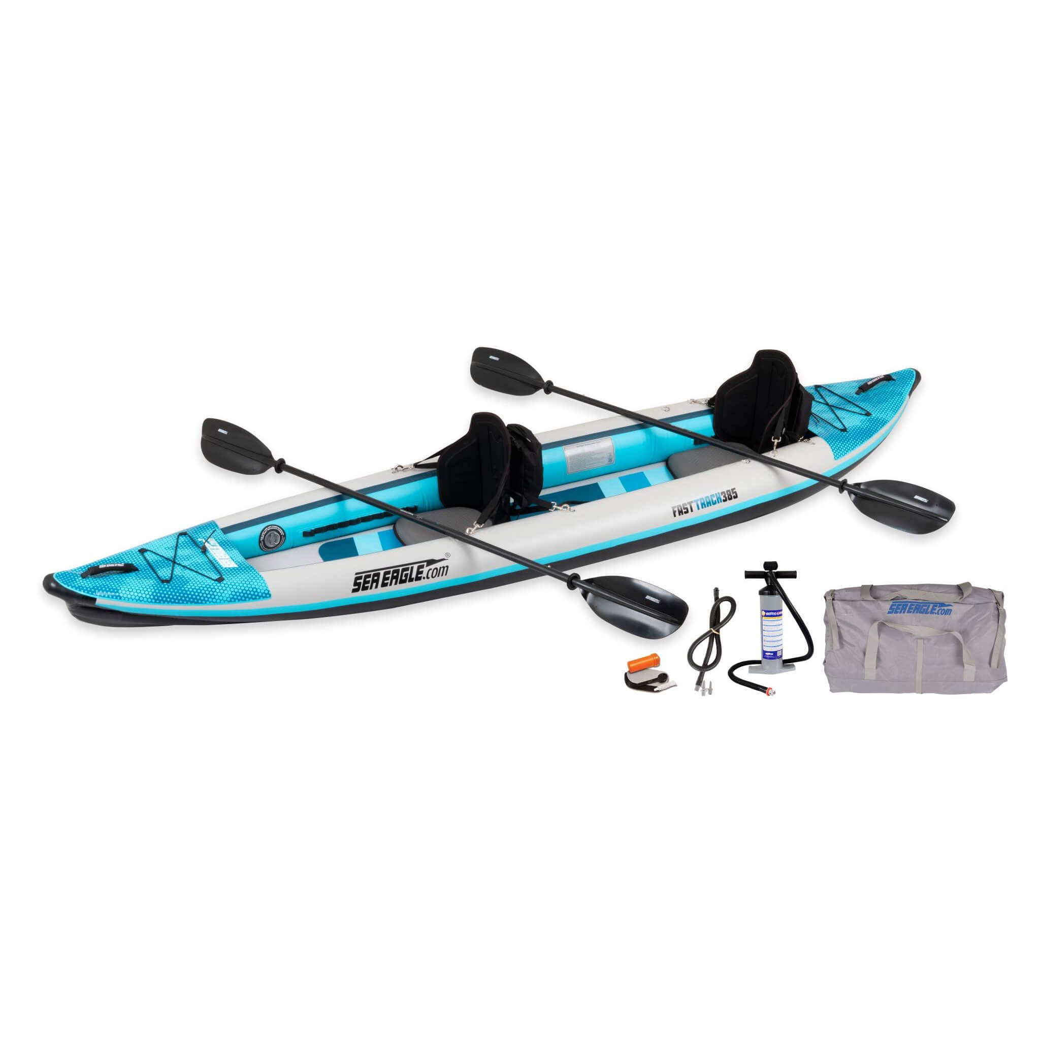 Sea Eagle 385FT FastTrack 2-Person V-Bottom Inflatable Kayak, 12FT [385FTK] (SAK25086)