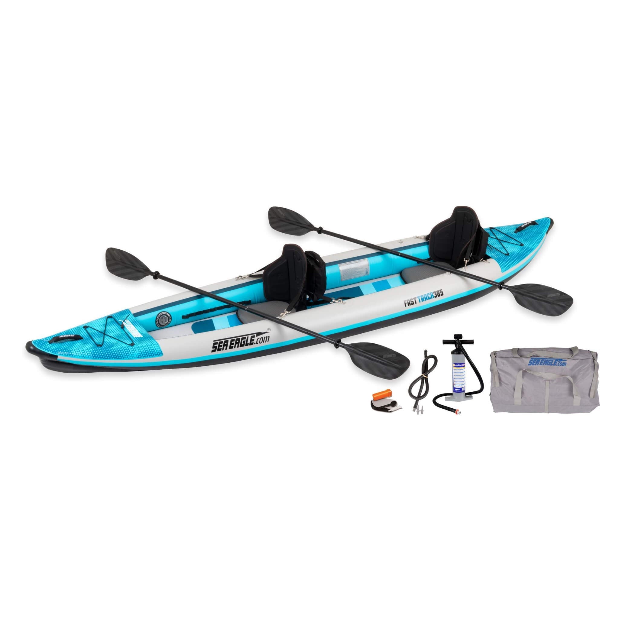 Sea Eagle 385FT FastTrack 2-Person V-Bottom Inflatable Kayak, 12FT [385FTK] (SAK25086)