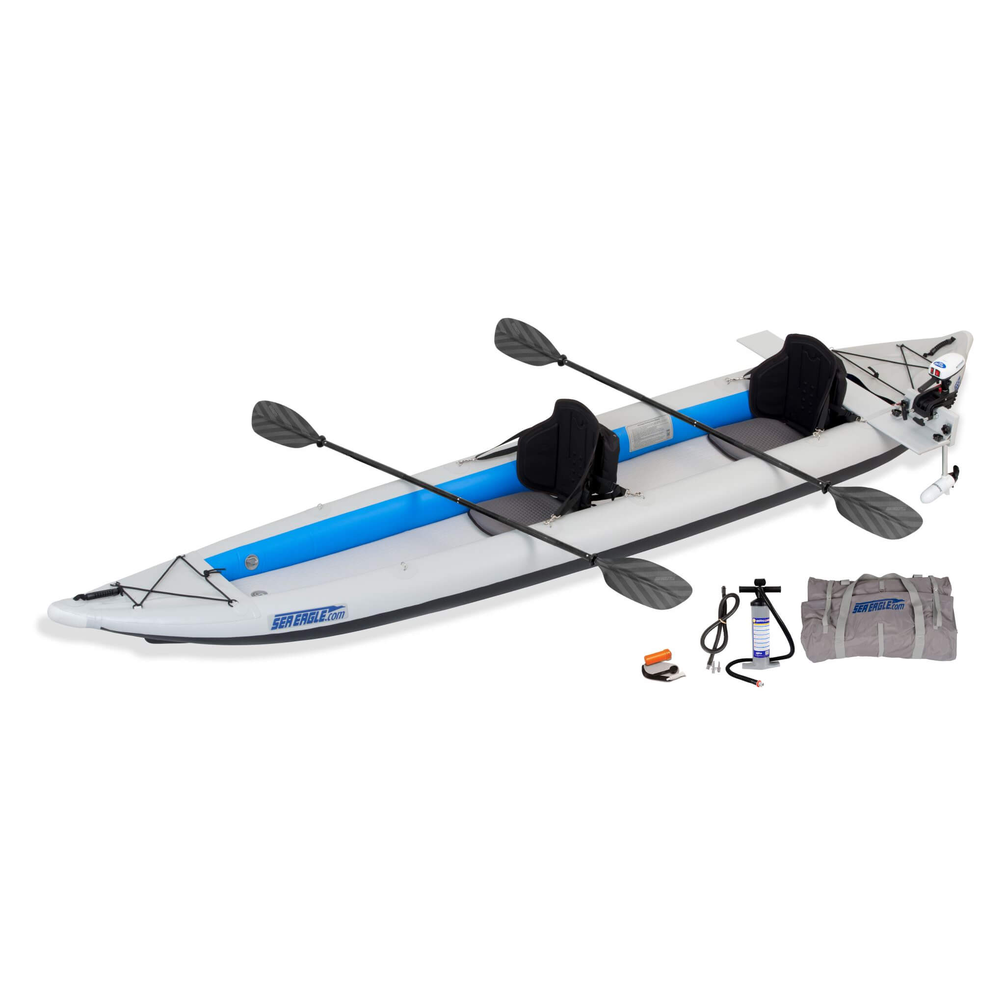 Sea Eagle 465FT FastTrack 3-Person UltraLight Weight Inflatable Kayak, 15FT [465FTK] (SAK96507)