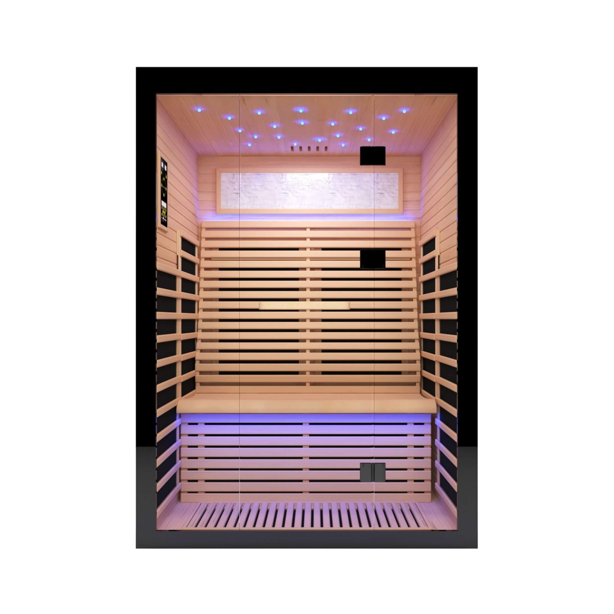 Thermora Luxury 2-Person Canadian Hemlock Wood Far Infrared Home Sauna (SAK56874)