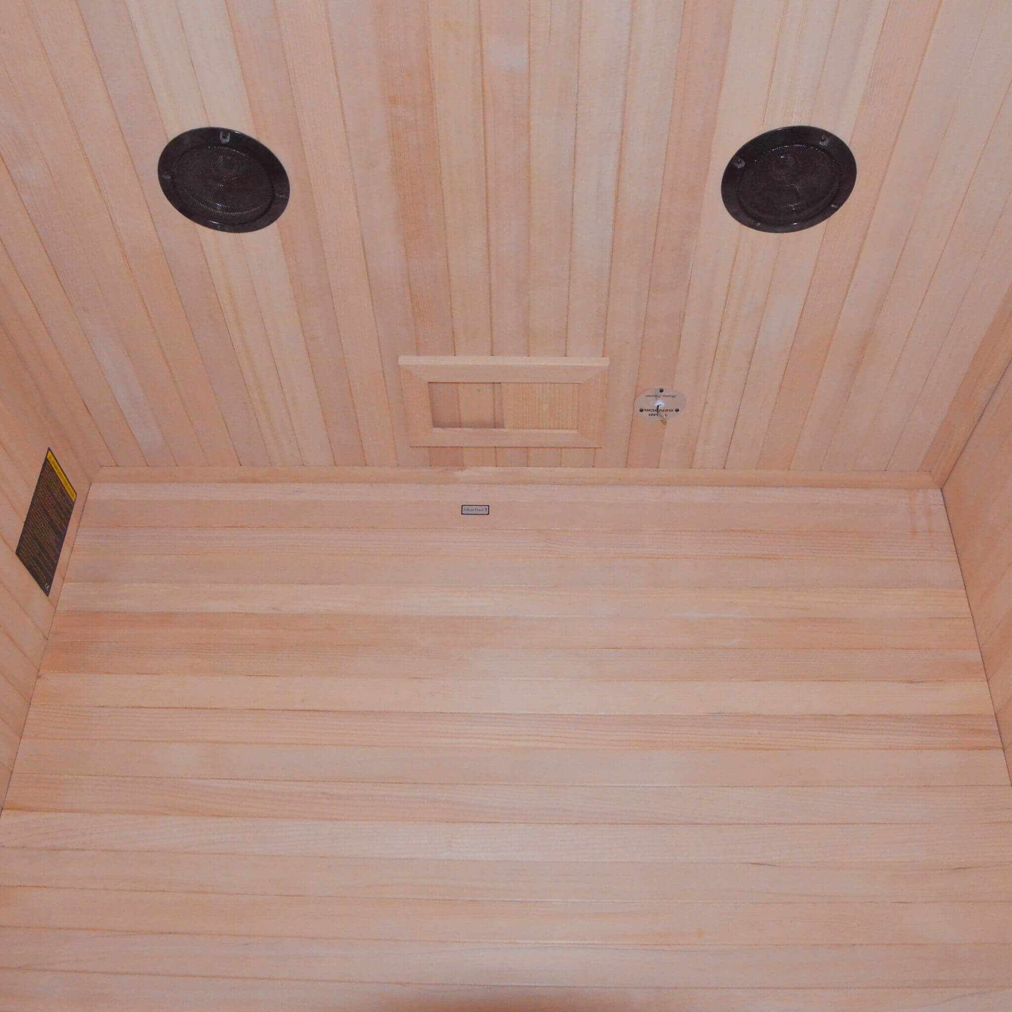 Thermora Premium 2-Person 3KW Hemlock Wood Sauna With LED Wall Light (SAK28471)