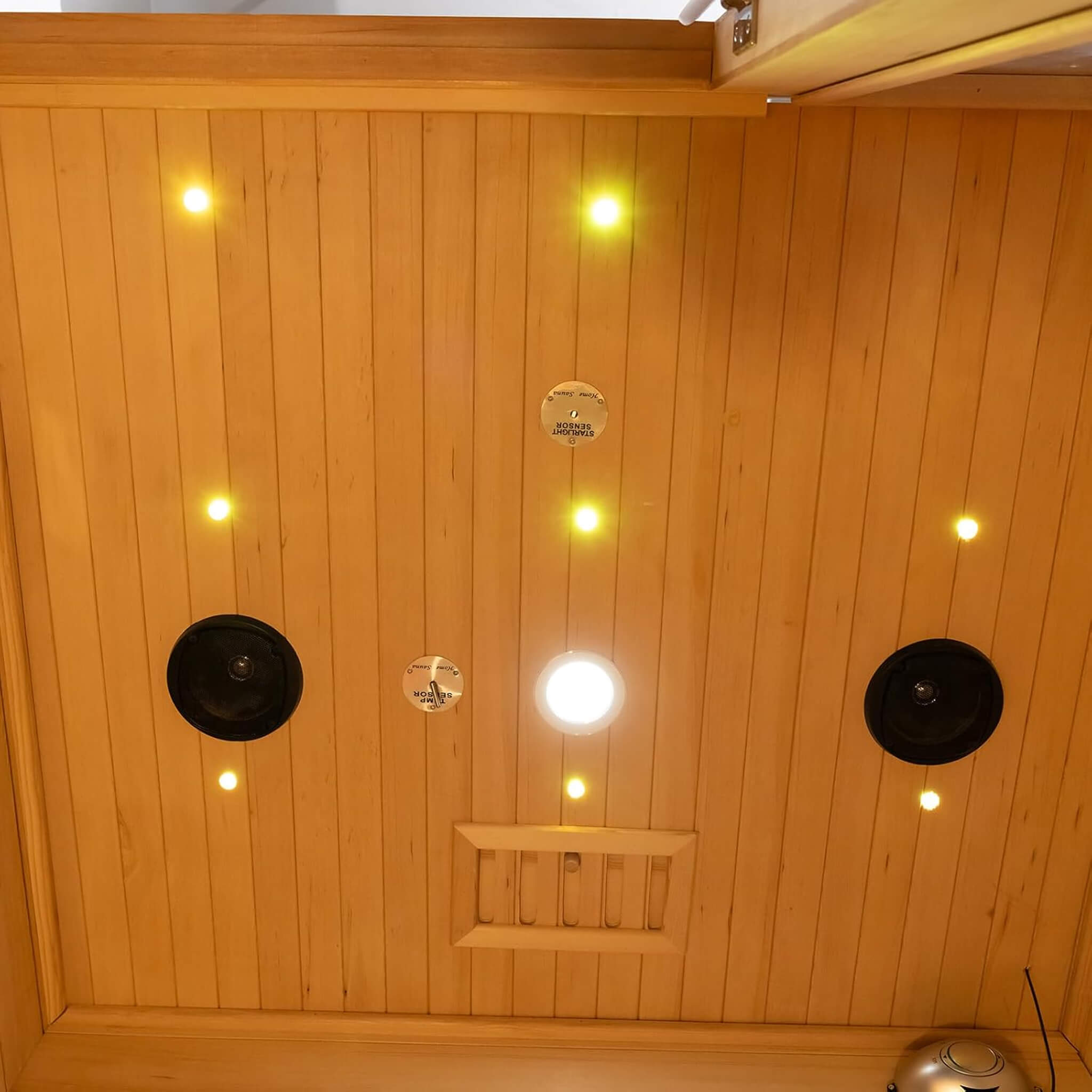 Rövia Luma 2-Person Indoor Hybrid Sauna Room With Infrared And Steam Heaters (SAK83750)