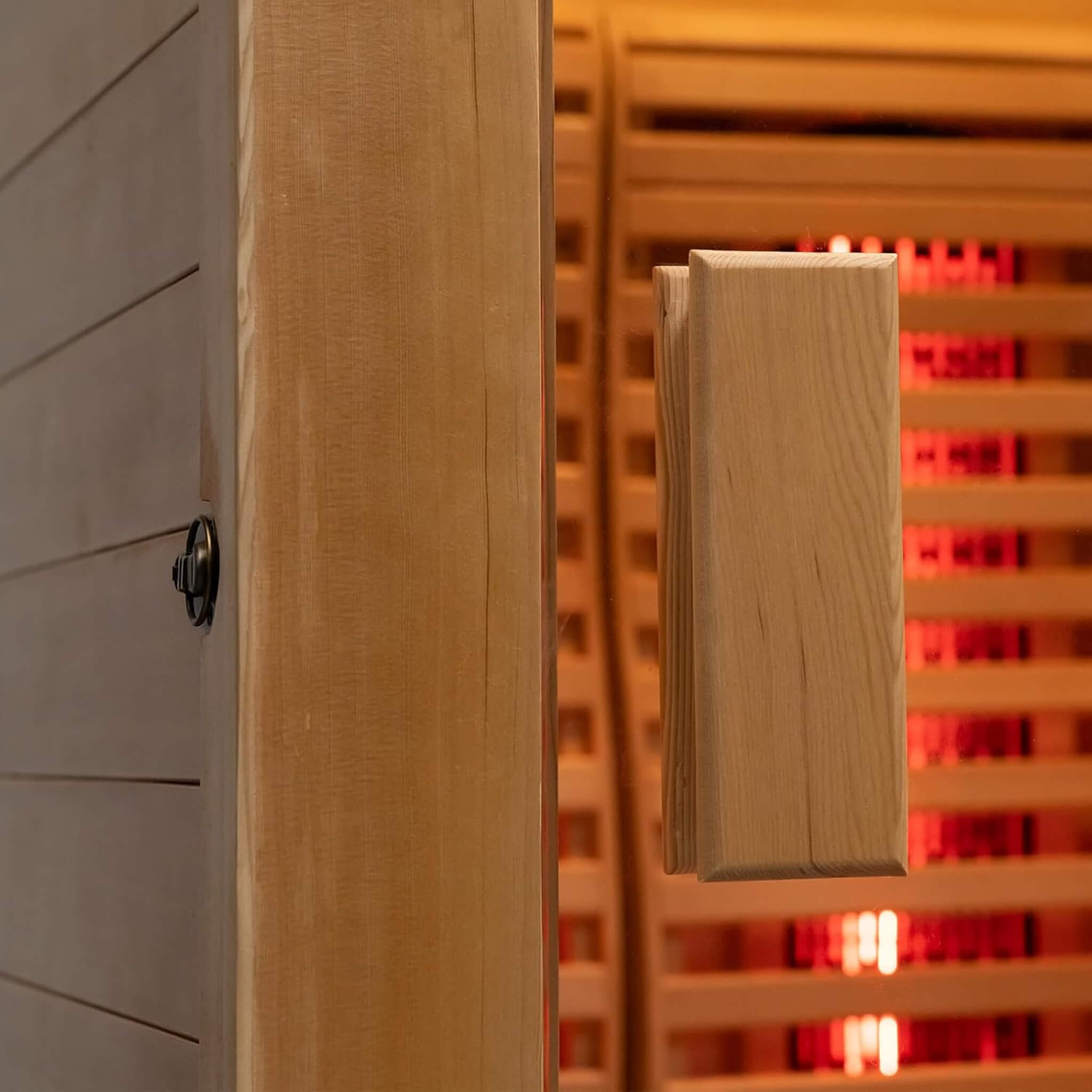 Rövia Luma 2-Person Indoor Hybrid Sauna Room With Infrared And Steam Heaters (SAK83750)